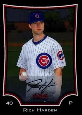 2009 Bowman Chrome #31 - Rich Harden - Chicago Cubs