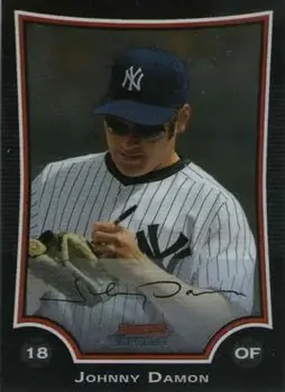 2009 Bowman Chrome #32 - Johnny Damon - New York Yankees