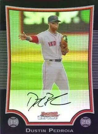 2009 Bowman Chrome #38 - Dustin Pedroia - Boston Red Sox