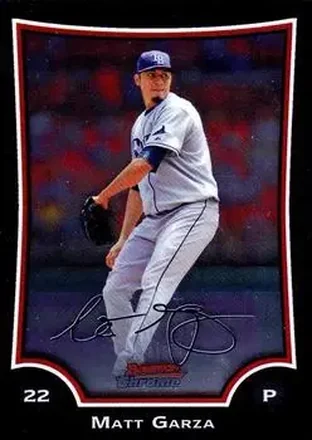 2009 Bowman Chrome #39 - Matt Garza - Tampa Bay Rays