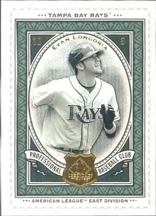 2009 SP Legendary Cuts #3 - Evan Longoria - Tampa Bay Rays