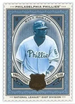 2009 SP Legendary Cuts #6 - Ryan Howard - Philadelphia Phillies