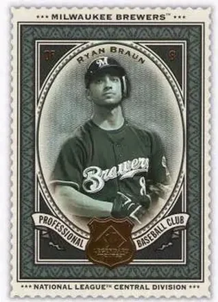 2009 SP Legendary Cuts #8 - Ryan Braun - Milwaukee Brewers