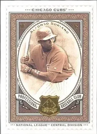 2009 SP Legendary Cuts #12 - Alfonso Soriano - Chicago Cubs