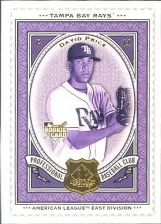2009 SP Legendary Cuts #14 - David Price - Tampa Bay Rays