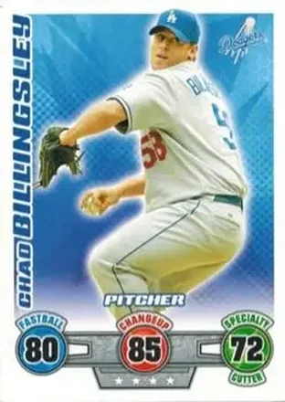 2009 Topps Attax #NNO - Chad Billingsley - Los Angeles Dodgers
