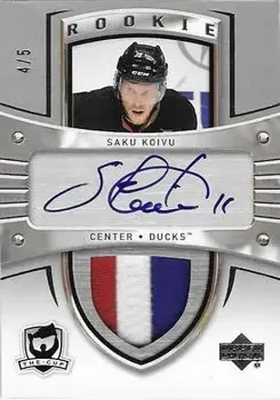 2010-11 Upper Deck The Cup - 2009-10 Upper Deck The Cup Update I: Alexander Ovechkin Tribute #179-SK - Saku Koivu - Anaheim Ducks