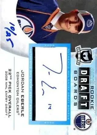 2010-11 Upper Deck The Cup - Auto Draft Boards #DB-JE - Jordan Eberle - Edmonton Oilers