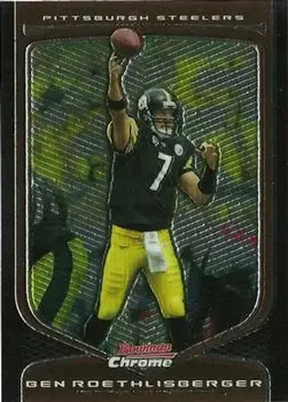 2009 Bowman Chrome #2 - Ben Roethlisberger - Pittsburgh Steelers