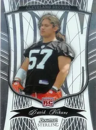 2009 Bowman Sterling #9 - David Veikune - Cleveland Browns