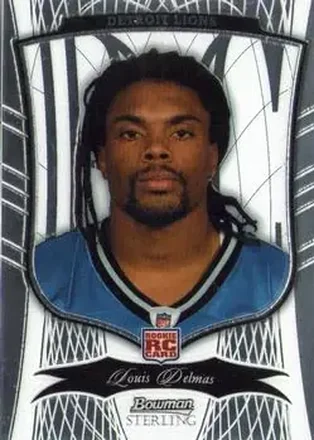 2009 Bowman Sterling #22 - Louis Delmas - Detroit Lions