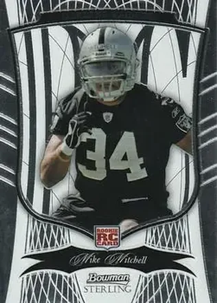 2009 Bowman Sterling #27 - Mike Mitchell - Oakland Raiders