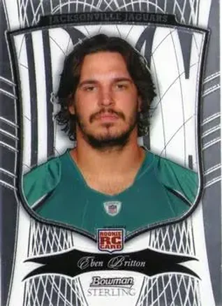 2009 Bowman Sterling #38 - Eben Britton - Jacksonville Jaguars