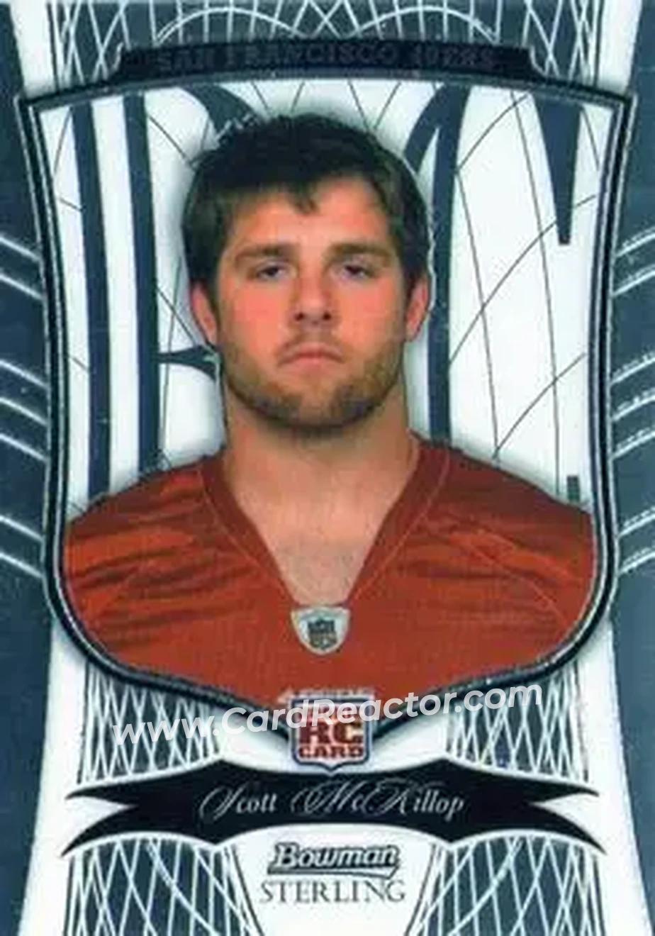 2009 Bowman Sterling #46 - Scott McKillop - San Francisco 49ers - Front