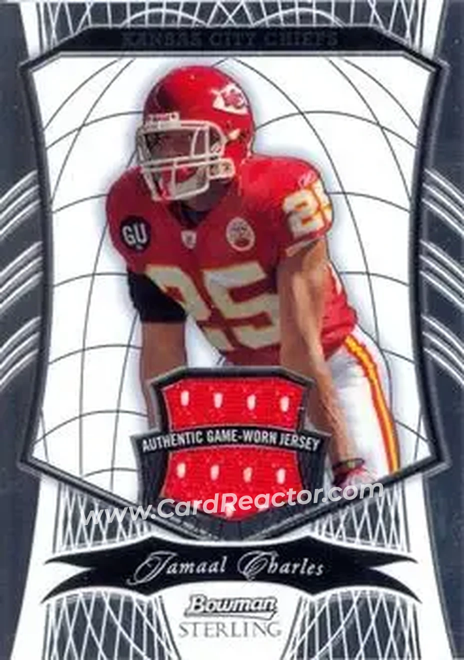 2009 Bowman Sterling #54 - Jamaal Charles - Kansas City Chiefs - Front