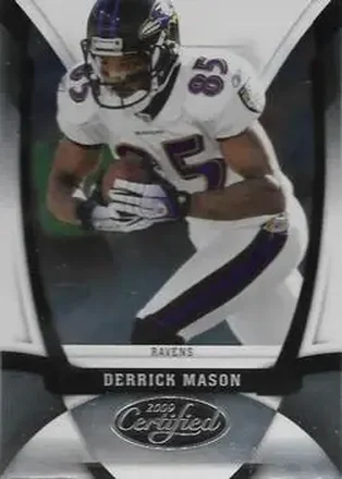 2009 Donruss Certified #10 - Derrick Mason - Baltimore Ravens