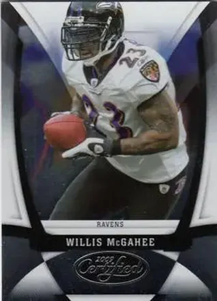 2009 Donruss Certified #13 - Willis McGahee - Baltimore Ravens