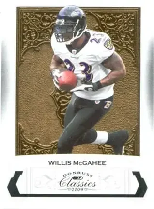2009 Donruss Classics #9 - Willis McGahee - Baltimore Ravens