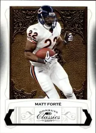 2009 Donruss Classics #19 - Matt Forte - Chicago Bears