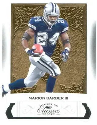 2009 Donruss Classics #29 - Marion Barber - Dallas Cowboys