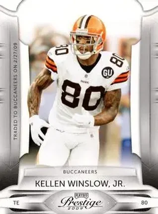 2009 Playoff Prestige #25 - Kellen Winslow Jr. - Tampa Bay Buccaneers