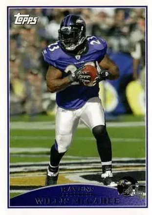 2009 Topps #5 - Willis McGahee - Baltimore Ravens