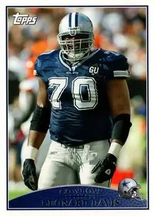 2009 Topps #9 - Leonard Davis - Dallas Cowboys
