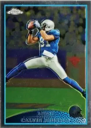 2009 Topps Chrome #TC10 - Calvin Johnson - Detroit Lions