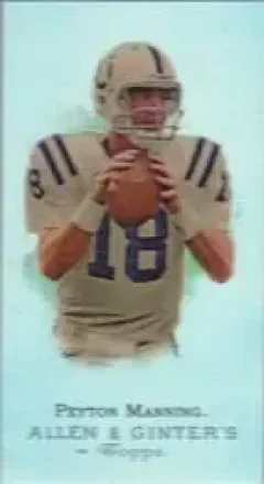2009 Topps eTopps Allen & Ginter's Super Bowl Champions #12 - Peyton Manning - Indianapolis Colts