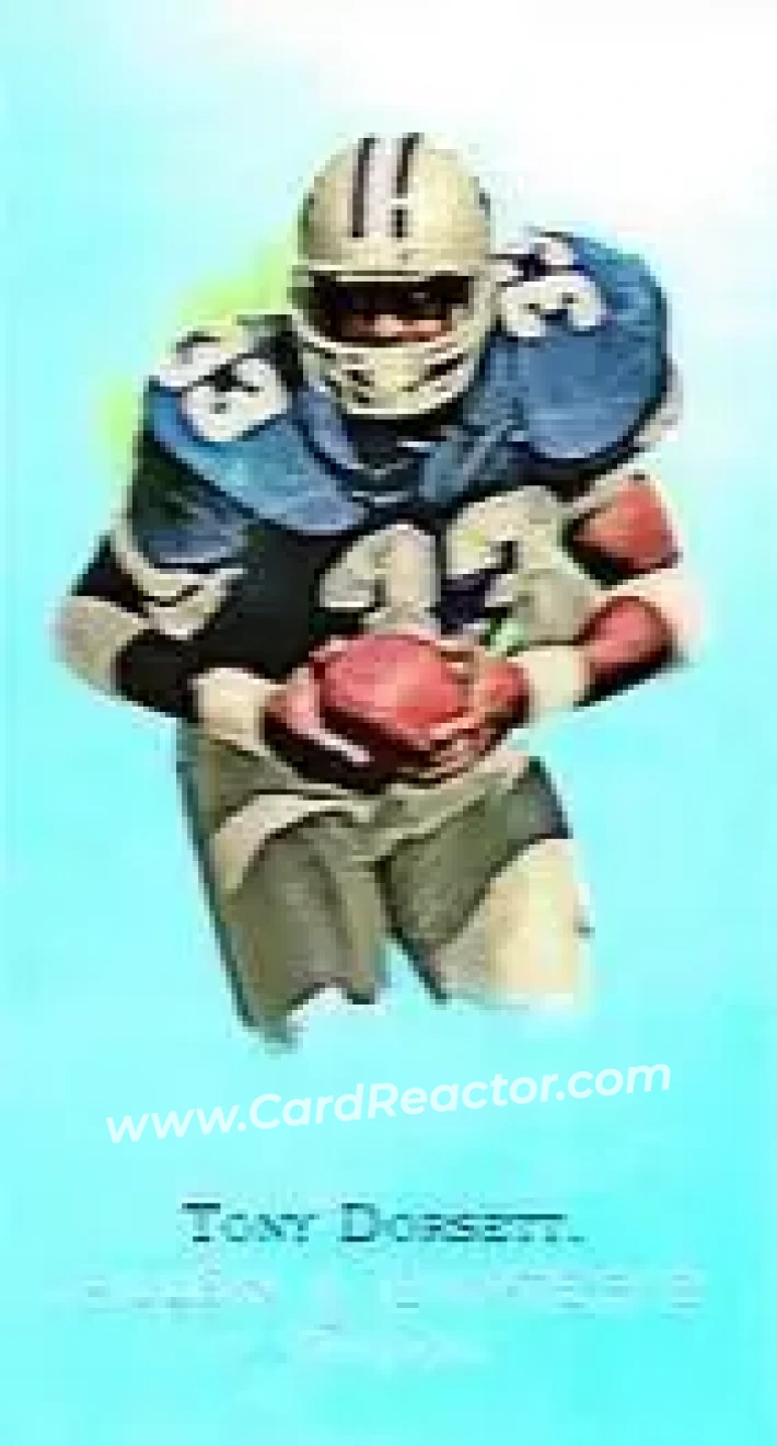 2009 Topps eTopps Allen & Ginter's Super Bowl Champions #14 - Tony Dorsett - Dallas Cowboys - Front