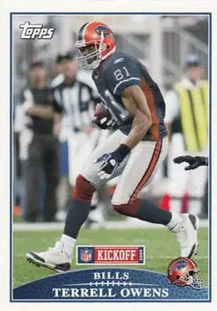 2009 Topps Kickoff #4 - Terrell Owens - Buffalo Bills