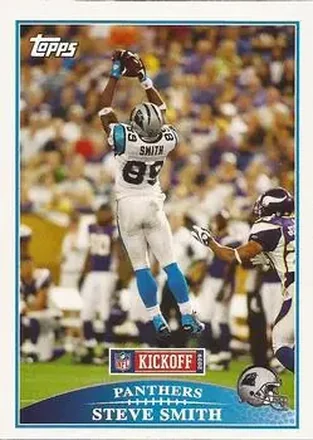 2009 Topps Kickoff #5 - Steve Smith Sr. - Carolina Panthers