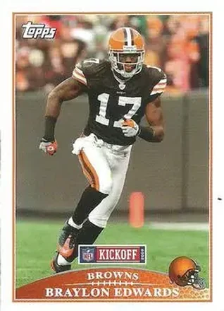 2009 Topps Kickoff #8 - Braylon Edwards - Cleveland Browns