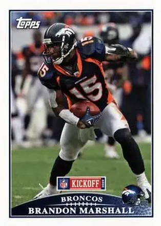 2009 Topps Kickoff #9 - Brandon Marshall - Denver Broncos