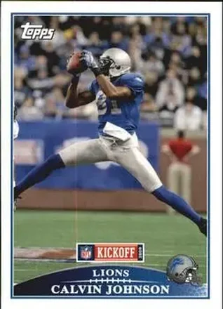 2009 Topps Kickoff #11 - Calvin Johnson - Detroit Lions