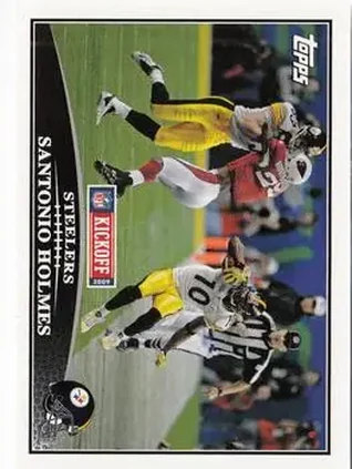 2009 Topps Kickoff #23 - Santonio Holmes - Pittsburgh Steelers
