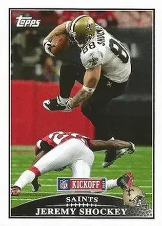 2009 Topps Kickoff #32 - Jeremy Shockey - New Orleans Saints