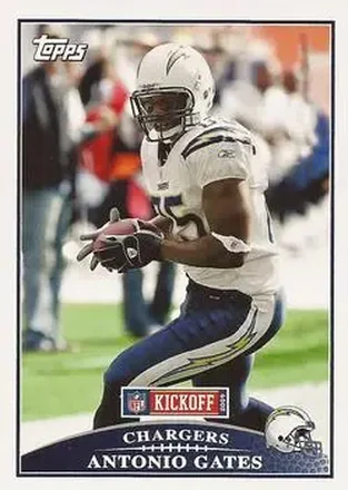 2009 Topps Kickoff #34 - Antonio Gates - San Diego Chargers