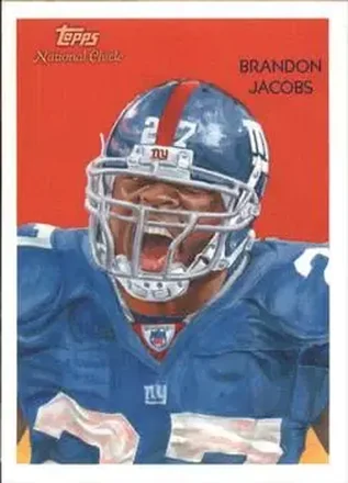 2009 Topps National Chicle #C5 - Brandon Jacobs - New York Giants