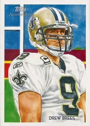 2009 Topps National Chicle #C20 - Drew Brees - New Orleans Saints