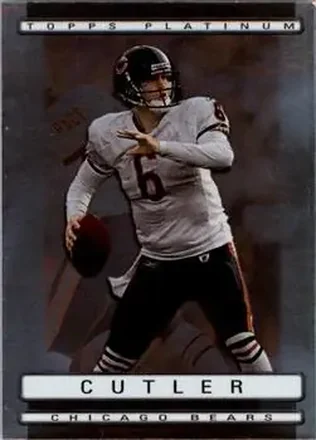 2009 Topps Platinum #3 - Jay Cutler - Chicago Bears