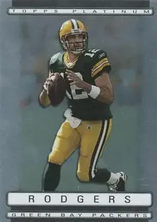 2009 Topps Platinum #4 - Aaron Rodgers - Green Bay Packers