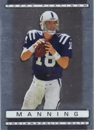 2009 Topps Platinum #6 - Peyton Manning - Indianapolis Colts