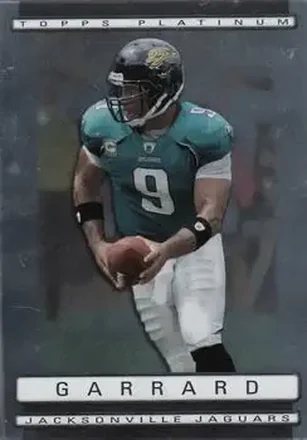 2009 Topps Platinum #9 - David Garrard - Jacksonville Jaguars