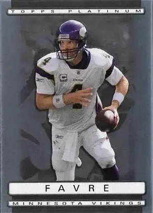 2009 Topps Platinum #10 - Brett Favre - Minnesota Vikings