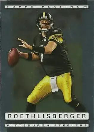 2009 Topps Platinum #13 - Ben Roethlisberger - Pittsburgh Steelers