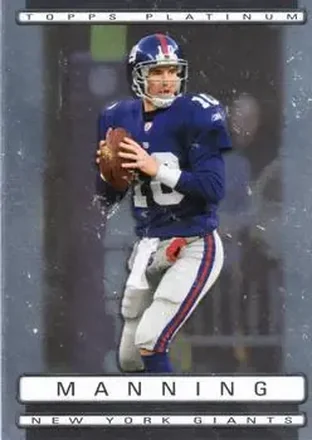 2009 Topps Platinum #14 - Eli Manning - New York Giants
