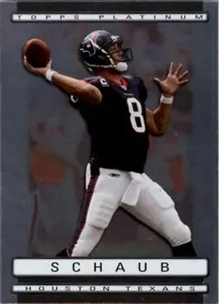 2009 Topps Platinum #15 - Matt Schaub - Houston Texans