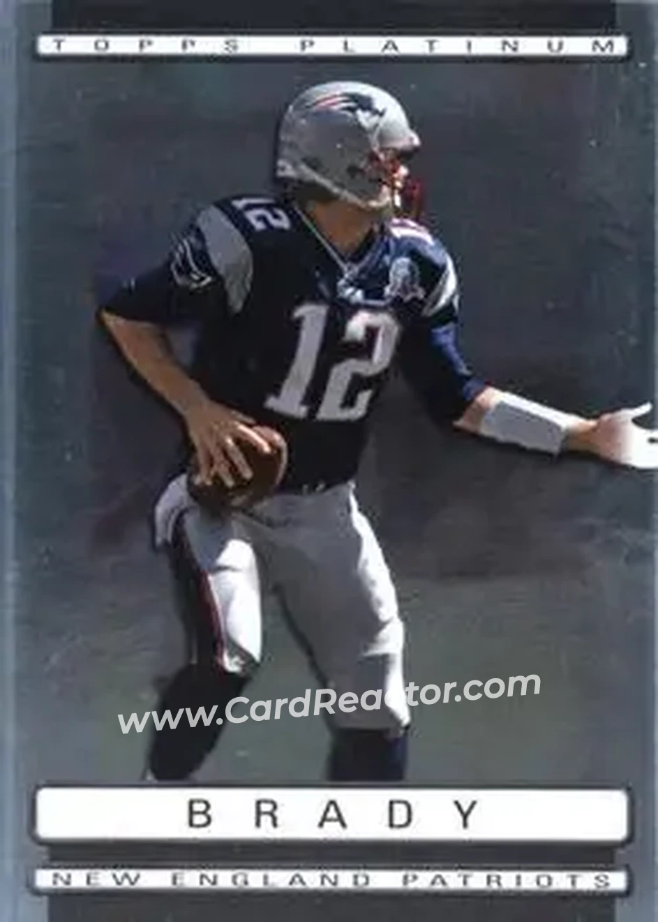 2009 Topps Platinum #18 - Tom Brady - New England Patriots