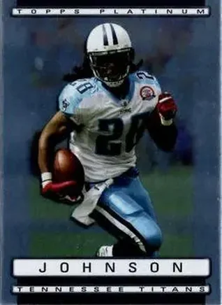 2009 Topps Platinum #26 - Chris Johnson - Tennessee Titans